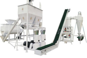 2tons/h small animal feed pellet production line