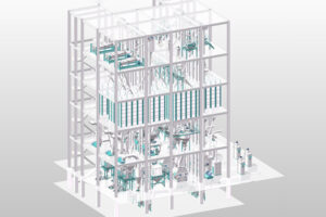 Automatic poultry feed pellet production line
