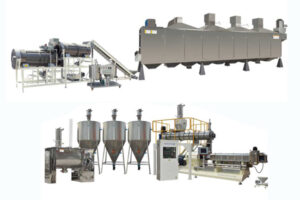 Automatic dog food production line