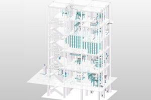 Automatic pig feed pellet production line