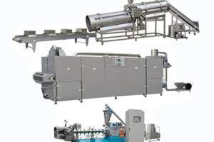 Automatic cat food production line