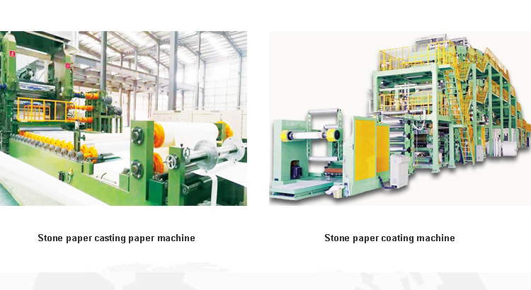 Stone paper coating machine