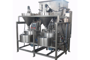 Automatic macadamia nut coating machine