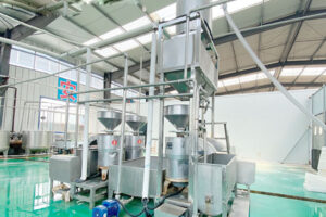 Automatic three link soybean slurry production line