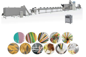 Manufacturer of degradable tableware edible straw environmental friendly production line