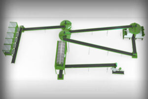 Automatic bb blending fertilizer production line