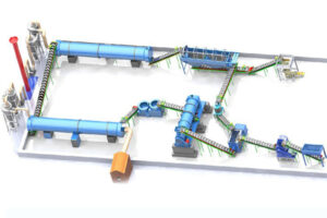Automatic npk fertilizer production line