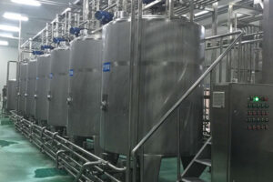 Fully automatic rice wine production line